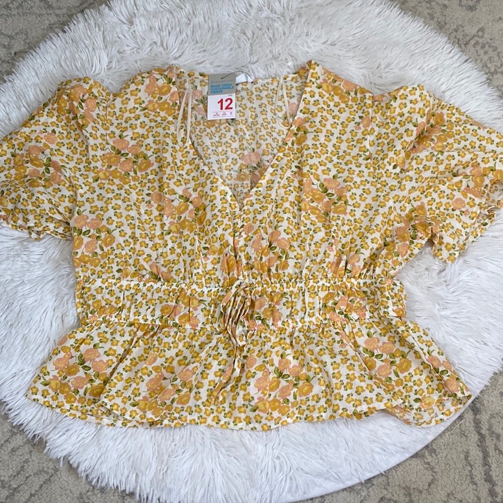 ✨Floral Crop Top